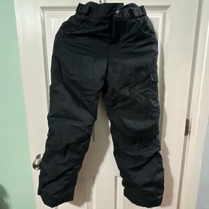 Columbia Kids Size M 10/12 Black Winter Insulated Snow Pants.